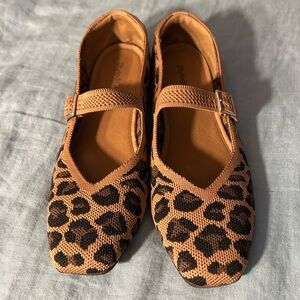 Style & Co Mary Jane Flats leopard